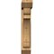 Ekena Millwork Olympic Slat Rough Sawn Bracket w/ Offset Brace, Western Red Cedar, 6"W x 24"D x 32"H BKT0604X24X32OLY06RWR - alternate 4